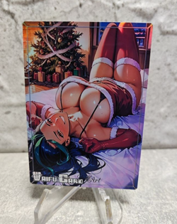 Nemona Trading Card Waifu Goddess Story Anime Girl holo Karte Manga Full Art - Image 1