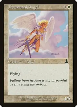 Tormented Angel - Foil Urza's Destiny MP MTG - Image 1