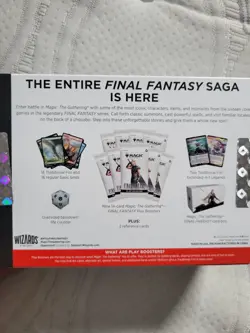 Magic The Gathering Final Fantasy Bundle 9 Booster Packs Sealed - Image 2