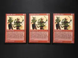 3x Goblin Recruiter LP [Visions] Mtg Magic Free Tracking! - Image 1