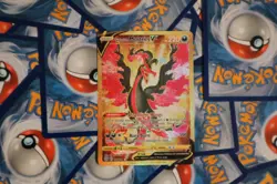 Pokemon Galarian Moltres v TCG Brilliant Stars Holo Card 183/172 Secret Rare - Image 1