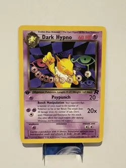 Dark Hypno 26/82 Rare LP 1st Edition Team Rocket Pokemon - Image 1