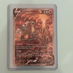 Entei v Crown Zenith Galarian Holo Ultra Rare Pokemon TCG GG36/GG70 Light Play - Image 3