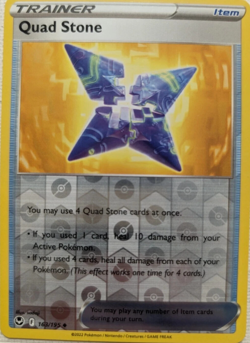 Quad Stone 163/195 : Reverse Holo : SWSH-12 Silver Tempest : Pokemon - Image 1