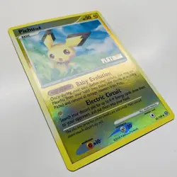 Pokemon 2008 Pichu Stormfront 45/100 Reverse Holo Platinum Stamp Mint - Image 4