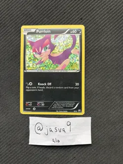 Purrloin 9/12 Pokemon McDonald’s Promos 2012 – AS IS in Picture – SHIPS ASAP - Image 1