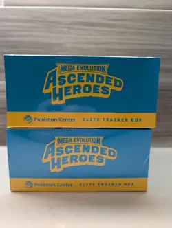 2 Pokemon Center Ascended Heroes ETB (Sealed & NEW) Ships Same Day - Image 4