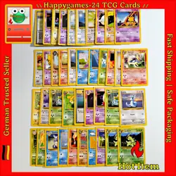 40x Pokemon Karten WOTC POOR! Sammlung gemischt div. Set TCG non Holo /E40 - Image 1