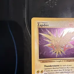 Zapdos 15/62 Fossil Holo pokemon 1999 wizards - Image 5