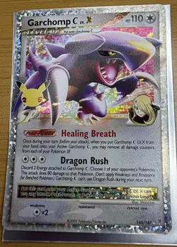 Garchomp C LV. X 2021 Pokemon #145 Celebrations 25th Anniversary - NRMT - MINT!! - Image 1
