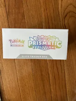 New Pokemon TCG Scarlet Violet Prismatic Evolutions Elite Trainer Box ETB Sealed - Image 3