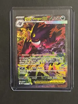 Mega Gengar ex 284/217 SIR Pokemon Ascended Heroes IN HAND READY TO SHIP NM - Image 1