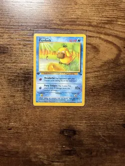 Psyduck 1st Edition Pokemon Fossil 53/62 Vintage WOTC 1999 - Image 1