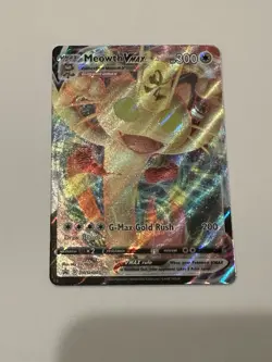 2020 Pokemon Sword & Shield MEOWTH VMax SWSH005 Black Star Promo - Image 1