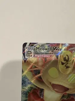 2020 Pokemon Sword & Shield MEOWTH VMax SWSH005 Black Star Promo - Image 2