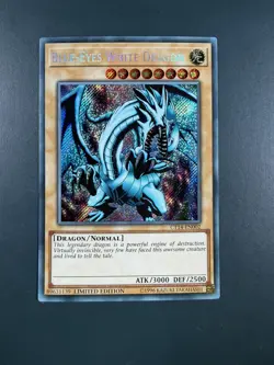 Yugioh - Blue-Eyes White Dragon - Secret Rare - CT14 - Lim Ed - Image 1
