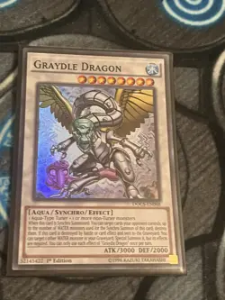 Yugioh Graydle Dragon DOCS-EN048 Dimension of Chaos 1st Edition Super Rare - Image 1