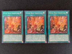 Yu-Gi-Oh! x3 Ritual Beast Inheritance (BLTR-EN020) 1st Ed SR NM/M - Image 1