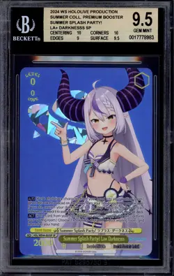 2024 Weiss Schwarz Summer Splash Party! La Darkness SP Stamp #E03 BGS 9.5 GEM MT - Image 1