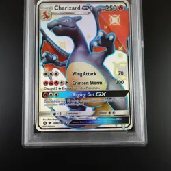 PSA 10 Charizard GX SV49/SV94 Pokemon Hidden Fates Full Art Holo Card - Image 3