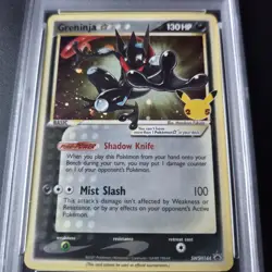 PSA 9 Greninja Gold Star SWSH144 25th Celebrations Promo Pokemon Card - Image 3