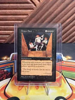 Grave Pact – Stronghold – Magic the Gathering MTG – LP – Commander EDH Card - Image 1