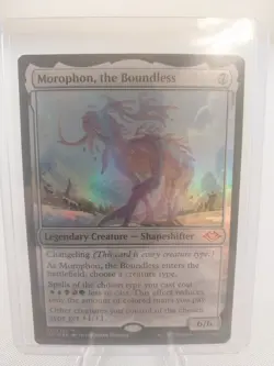 MTG Magic the Gathering Morophon, the Boundless (foil) Modern Horizons #001 NM - Image 1