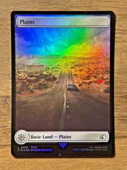 Magic The Gathering MTG Final Fantasy FIN *FOIL* Singles Green Mutlicolour Land - Image 1