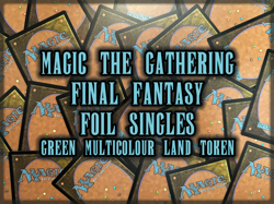 Magic The Gathering MTG Final Fantasy FIN *FOIL* Singles Green Mutlicolour Land - Image 2