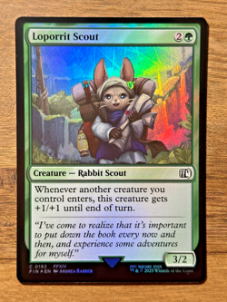 Magic The Gathering MTG Final Fantasy FIN *FOIL* Singles Green Mutlicolour Land - Image 3