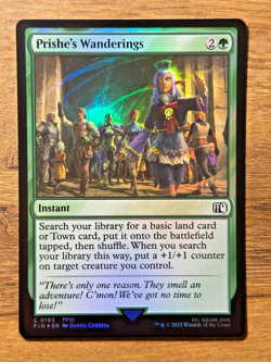 Magic The Gathering MTG Final Fantasy FIN *FOIL* Singles Green Mutlicolour Land - Image 4
