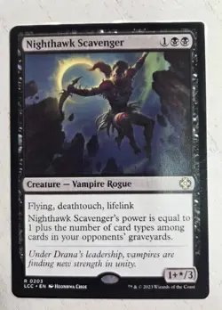 Nighthawk Scavenger 203 - NM - The Lost Caverns of Ixalan Commander - MTG - Image 1