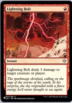 Lightning Bolt (E01) U The List Reprints 54 LP Magic - Image 1