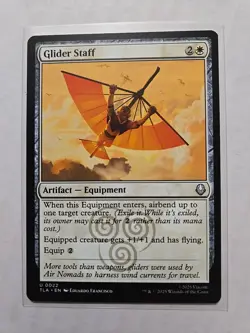 Glider Staff - Avatar - NM - Uncommon - Artifact Equipment - MTG - Image 1