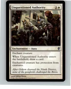 MTG Unquestioned Authority U Conspiracy 85 NM Magic The Gathering - Image 1