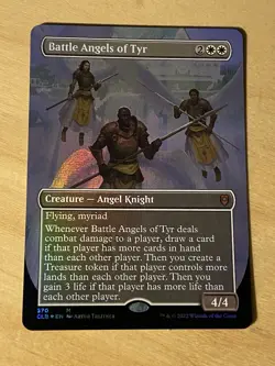 Battle Angels of Tyr - Commander: Baldur's Gate - MTG Foil Borderless - Image 1