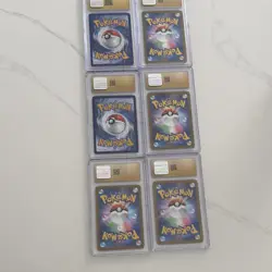 Pokemon CGC Graded Holo Card Lot of 6 - Luvdisc, Pidgeot V, Lugia V - Image 2