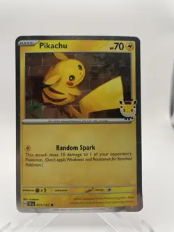Pikachu 051/162 SWIRL 💫 Cosmos Holo - Pokemon Day 2026 Stamped Promo TCG - Image 2