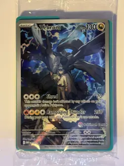 N's Zekrom #31 Black Star Promo Ascended Hero's ETB Pokemon Center Stamped x2 - Image 3