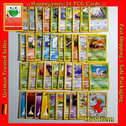 40x Pokemon Karten POOR! WOTC Sammlung gemischt div. Set TCG non Holo /E97 - Image 1