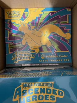 2 x Pokemon TCG Ascended Heroes Pokemon Center Elite Trainer Box ETB in HAND - Image 2