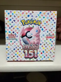 Pokemon 151 Japanese Booster Box Factory Sealed US seller With Shrink READ - Image 1