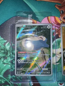 SEALED Pokemon Snorlax SVP 051 Holo Black Star Promo/ Mimikyu 075 Pokemon TCG - Image 2