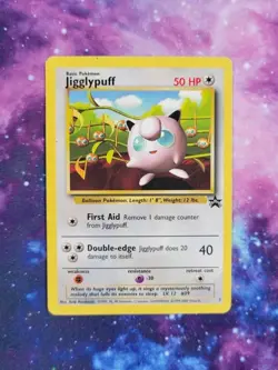 1999 Pokemon Jigglypuff Black Star Promo #7 WOTC - Image 1