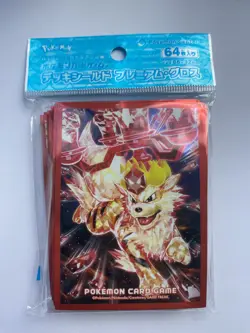 Terastal Arcanine Sleeves (64) - Japan Pokemon Center Original (New/Sealed) - Image 1