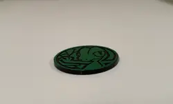 Treecko Constructed Starter Deck Coin Green - 2003 Pokemon Plastic Japanese - Image 3