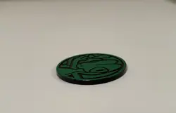 Treecko Constructed Starter Deck Coin Green - 2003 Pokemon Plastic Japanese - Image 4