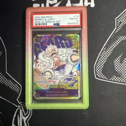 2023 ONE PIECE OP05-AWAKENING OF THE NEW ERA ALT ART #119 MONKEY D. LUFFY PSA 10 - Image 1