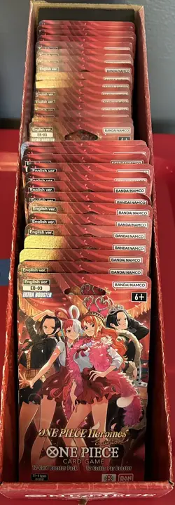 One Piece EB-03 Heroines Edition Sleeved Booster Pack Lot of 30 Booster Box Qty - Image 1