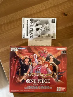 One Piece TCG EB03 Heroines Edition Booster Box ENGLISH + UNSEALED + Dash Pack - Image 1